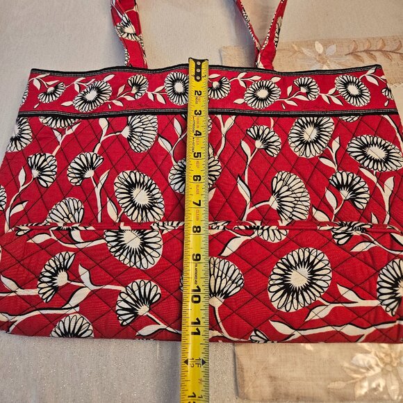Vera Bradley Deco Daisy Shoulder/Tote Bag - Picture 4 of 6